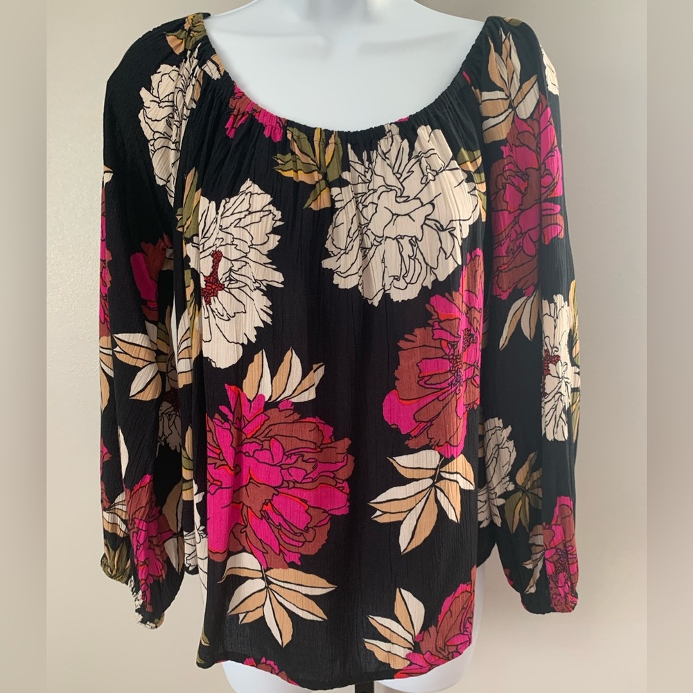 Billabong Floral On/Off Shoulder Top